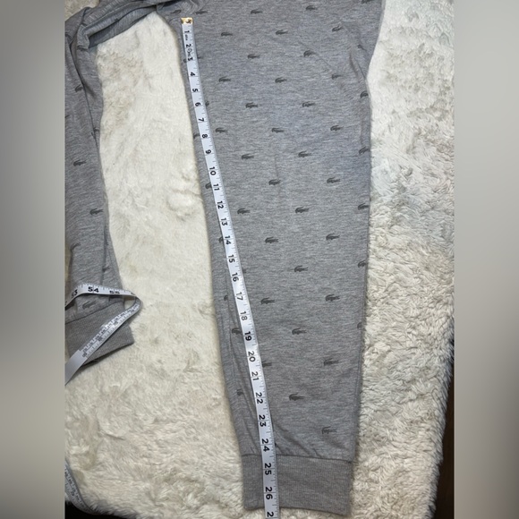 LACOSTE 🐊 size large gray sleep pants - Picture 7 of 9